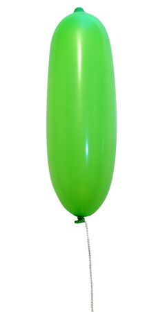 Inflatable balloon, photo on the white backgroundの写真素材