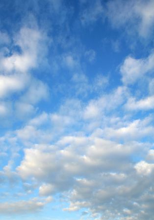 sky and sun on a seaの写真素材