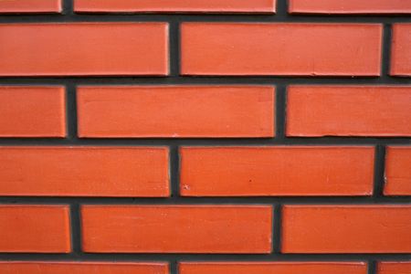 very beautiful wall red with a stitch の写真素材