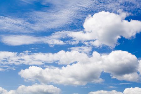 whery beautiful sunny sky backgroundの写真素材
