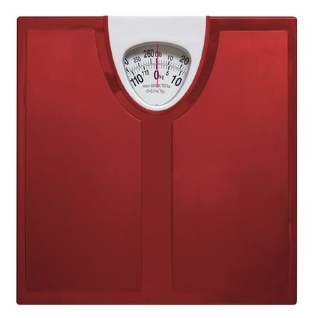 Measure scale isolated on whiteの写真素材