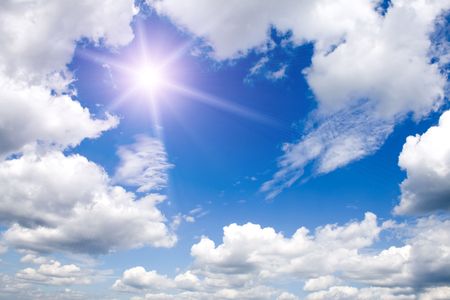 a very beautiful sunny sky backgroundの写真素材