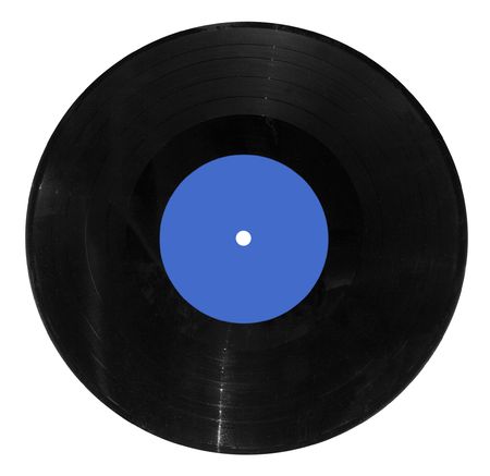  Old Style Disc on the white backgroundsの写真素材