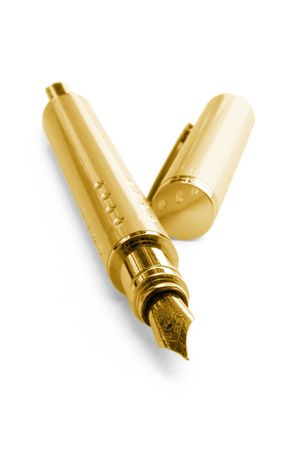 the one pen on white backgrounds の写真素材