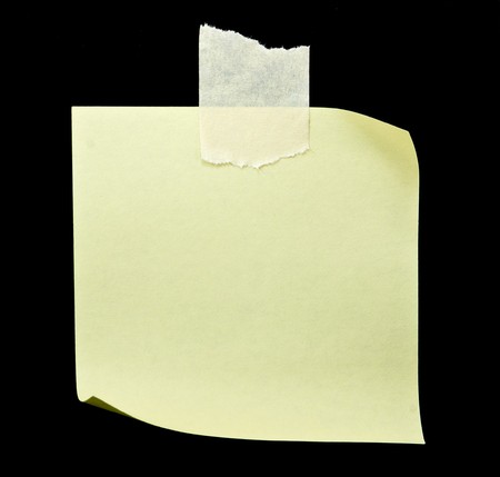 piece of sheet on a black backgroundの写真素材