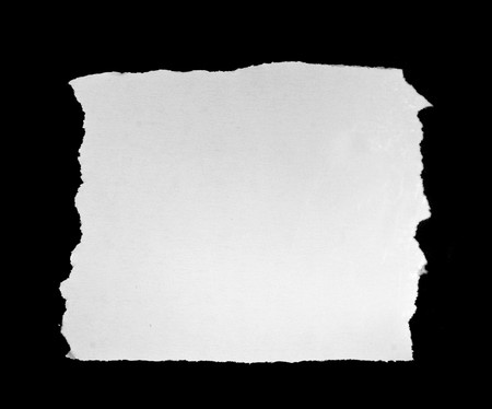 piece of sheet on a black background