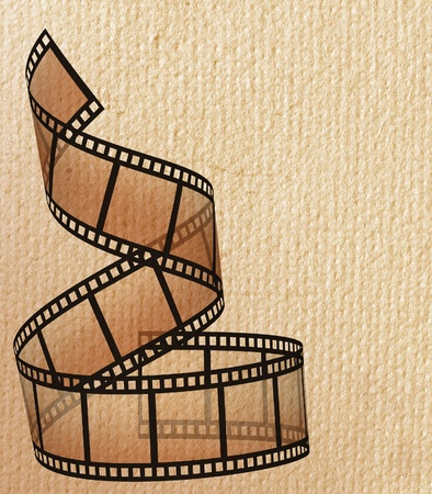 filmstrip on the white backgroundsの写真素材