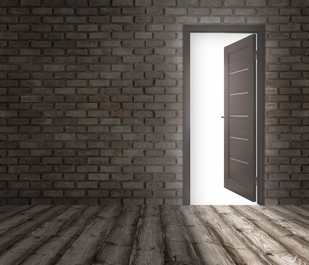 background for advertising the home\'s interior with open doorsの写真素材