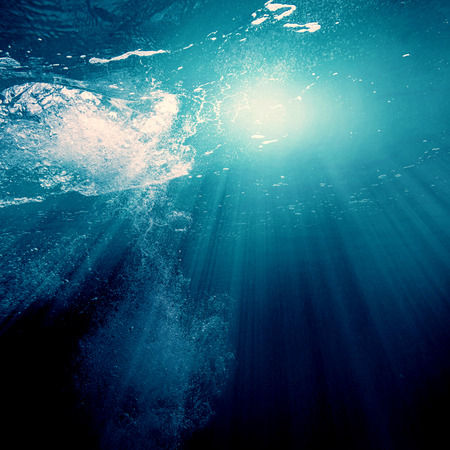 background sand on the beach underwaterの写真素材