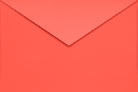 a trend pastel coral envelope