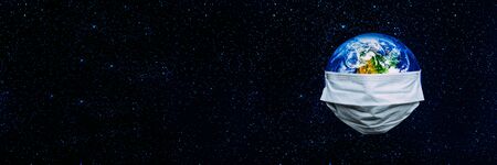 View of the earth from the moonの写真素材