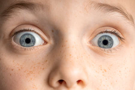 close-up of a child's face with lost front teethの素材 [FY310165808475]