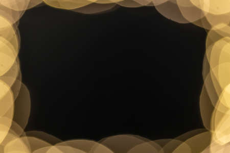 christmas background with shining garlandsの写真素材