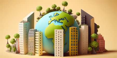 at the day of the earth Generative aiの素材