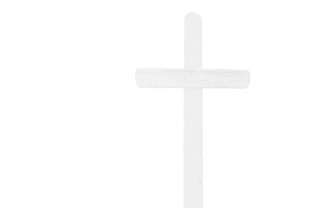 a Easter cross on the png backgroundの写真素材