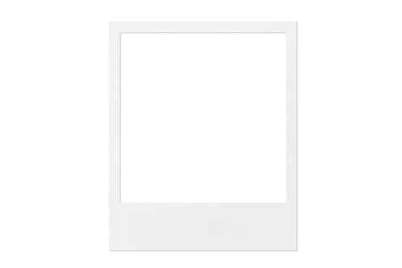 photo card of paper on the white backgroundの写真素材