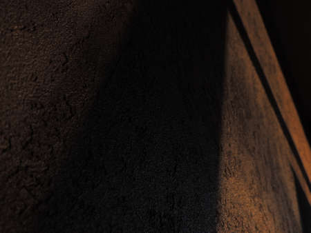 Textured background with shadows and light from the sun. Dark background. Desktop background. Black,...
