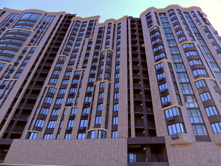 New buildings of the 21st century, environmentally friendly houses in Russia. Sheremetyevo Mile Ivanovo.の写真素材