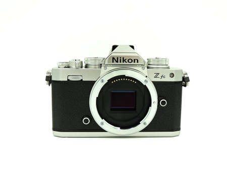 Nikon Z fc body. New in 2021. The iconic mirrorless camera of the DX format. Our heritage. Your self-expression.のeditorial素材