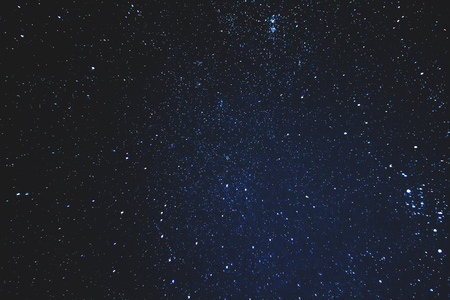 A beautiful night sky with bright stars. Deep space.