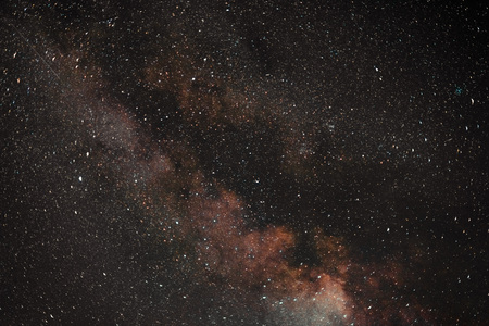 Night sky with stars. Milky Way Galaxy.の写真素材