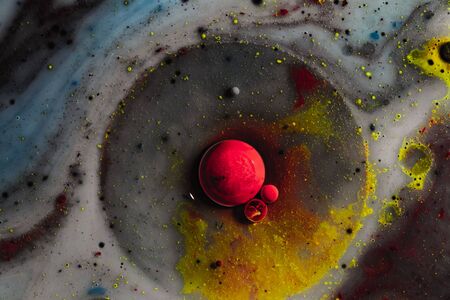 Abstract colored macro background. The world with beautiful colors.の写真素材