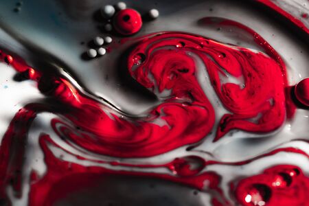 Macro of colored space. Beautiful texture abstractionの写真素材