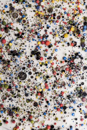 Abstract background from acrylic paints and oilの写真素材