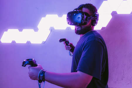 Augmented reality. New entertainment technologies. Virtual reality games.