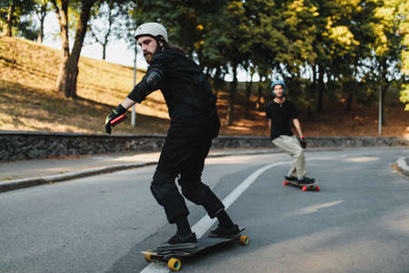 Skateboarding in the eternal city.の写真素材