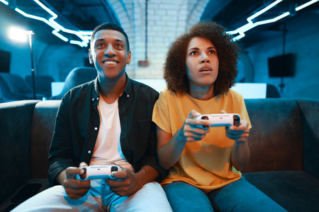 My friends play on the console.