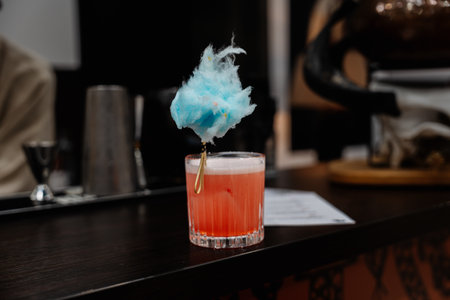 Making a cocktail