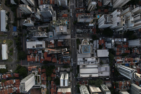 Urban landscape of Sao Paulo showcasing diverse architecture and streets