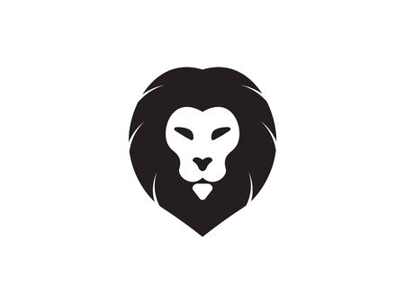 lion icon isolated on white backgroundのイラスト素材