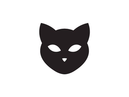 Cat icon isolated on white background.のイラスト素材