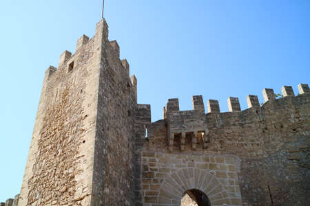 Castle Capdepera, Mallorca, Spainのeditorial素材