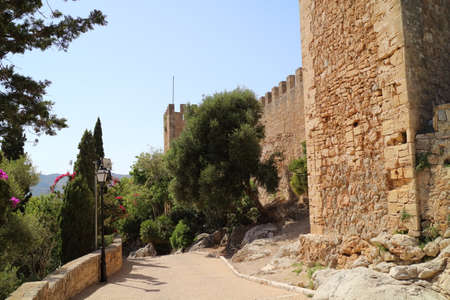 Old Way, Castle Capdepera, Mallorca, Spainのeditorial素材