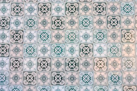Traditional ancient ceramics. Lisbon, Portugalの写真素材