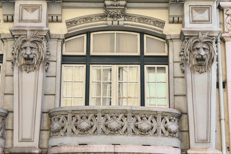 Stone windowの写真素材