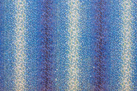 Blue colored mosaic squaresの写真素材