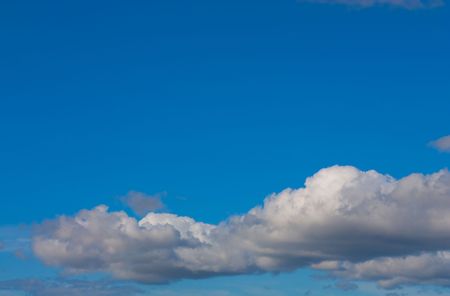 Blue Sky and Cloudsの写真素材