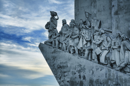Padrao dos Descobrimentos (Monument of the Discoveries) in Lisbon, Portugalのeditorial素材