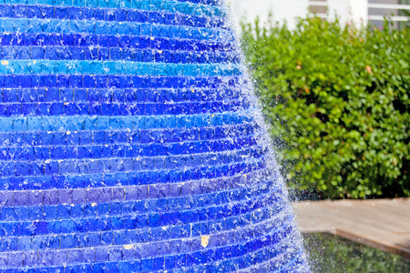 Close-up of a colorful fountainの写真素材