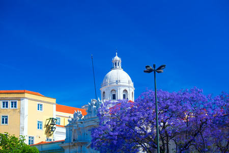 National Pantheon - Church of Santa Engracia in  Lisbon, Portugalの写真素材