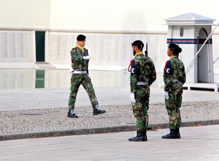 LISBON, PORTUGAL - NOVEMBER 1: Monument to the Portuguese soldiers fallen in Africa .のeditorial素材