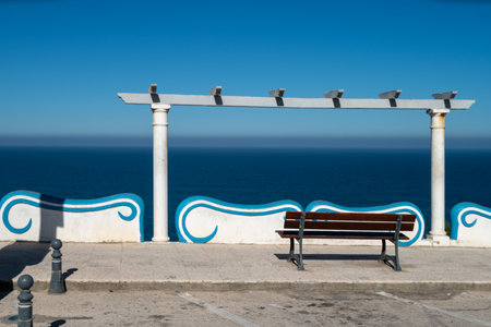 Landscape on the coast of Ericeira, Portugalの写真素材