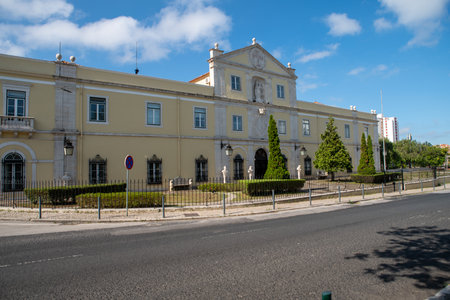 Portugal Lisbon -1 July 2024 . MILITARY COLLEGE OF PORTUGAL. ColÃ©gio Militar (Portuguese for...