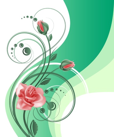 Floral backgroundのイラスト素材