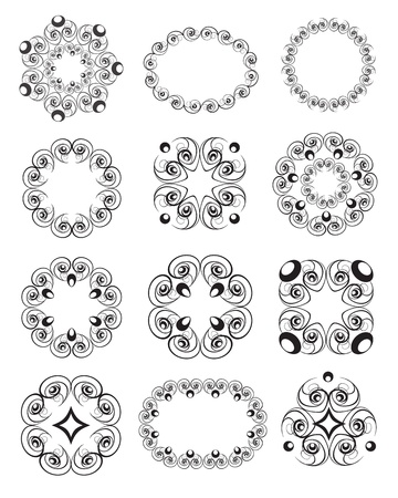 Decorative setのイラスト素材