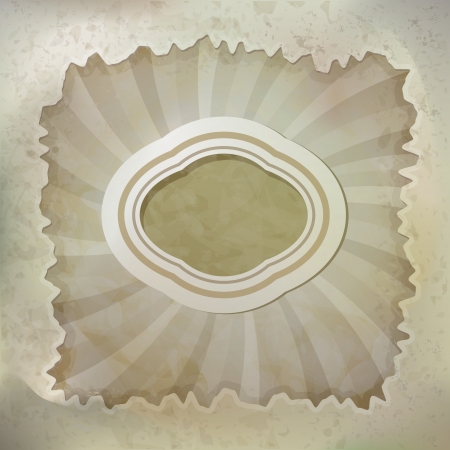 Vintage vector background and frameのイラスト素材